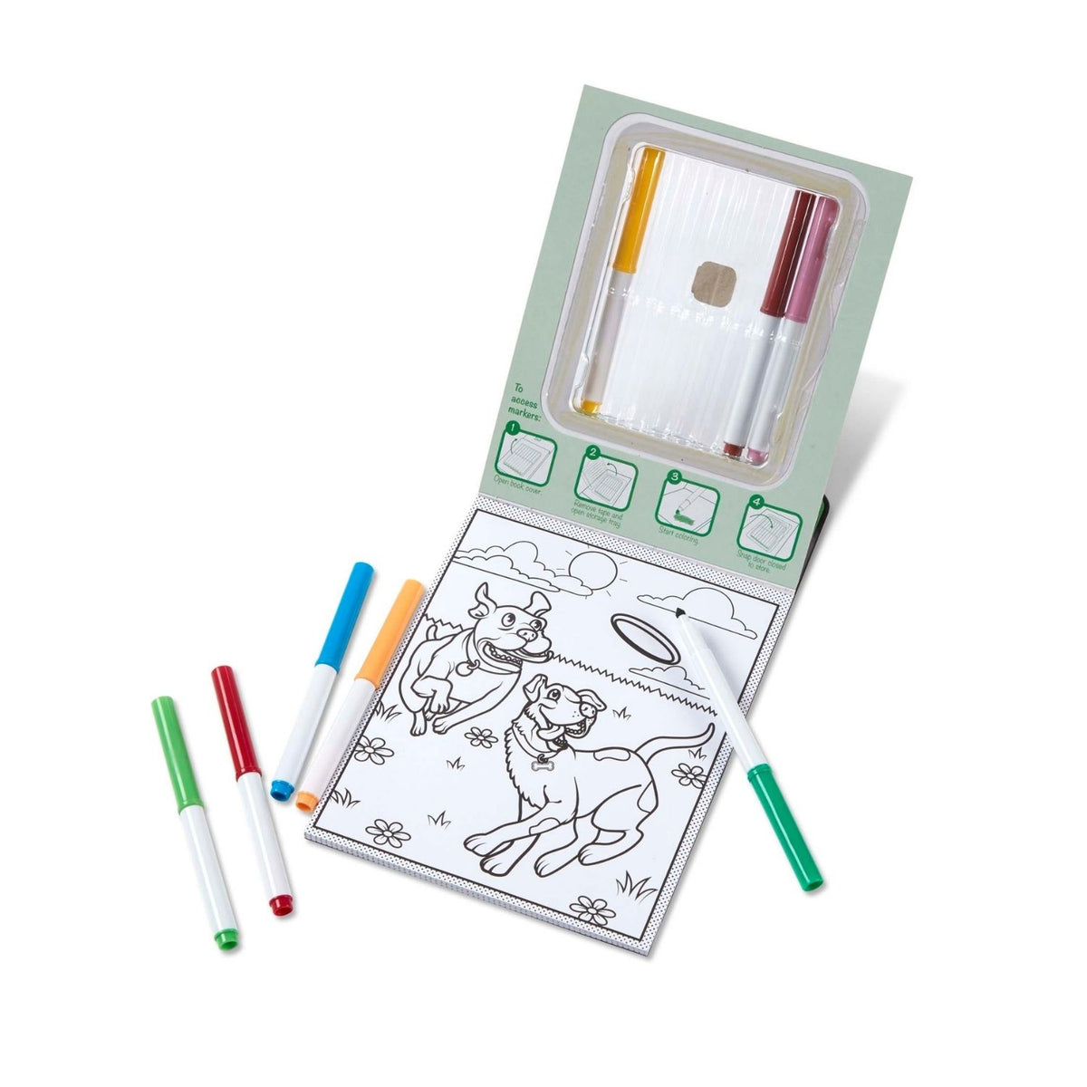M&amp;D 30311 On The Go Pets Colouring Pad