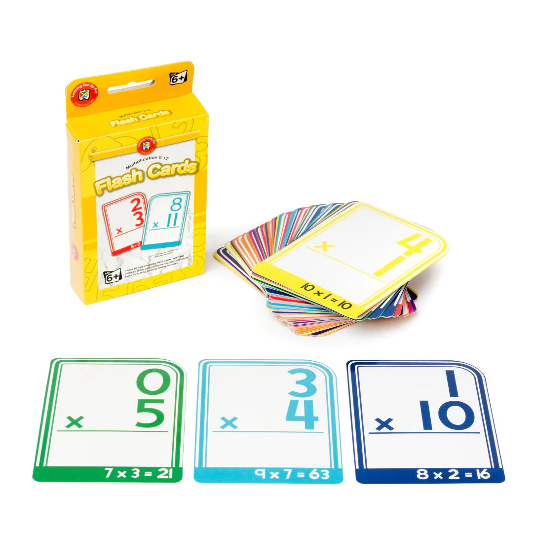 Flash Cards Multiplication 0-12
