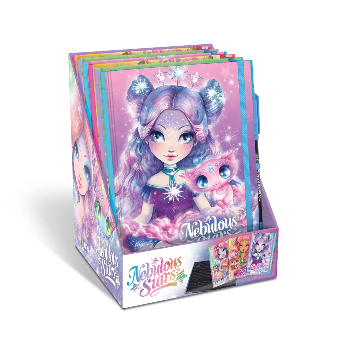 Nebulous Stars Deluxe Black 96pg Notebook Assorted