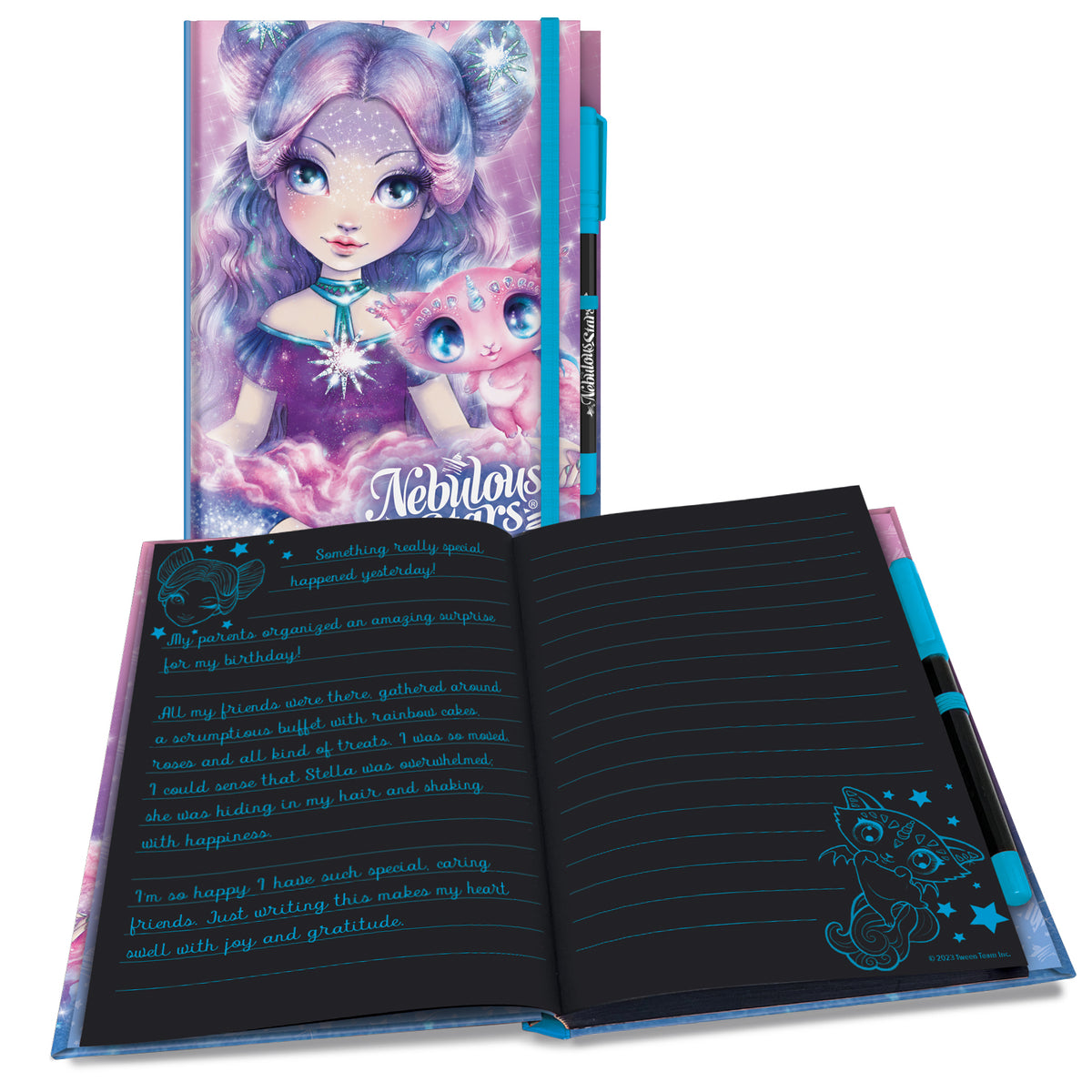 Nebulous Stars Deluxe Black 96pg Notebook Assorted