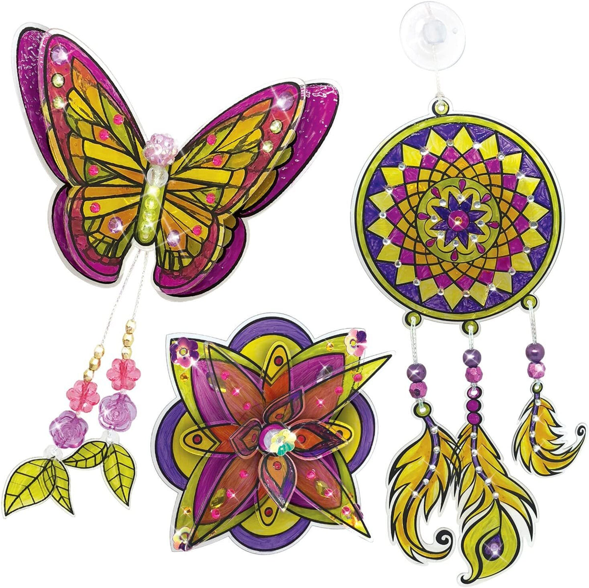 Nebulous Stars Window Charms