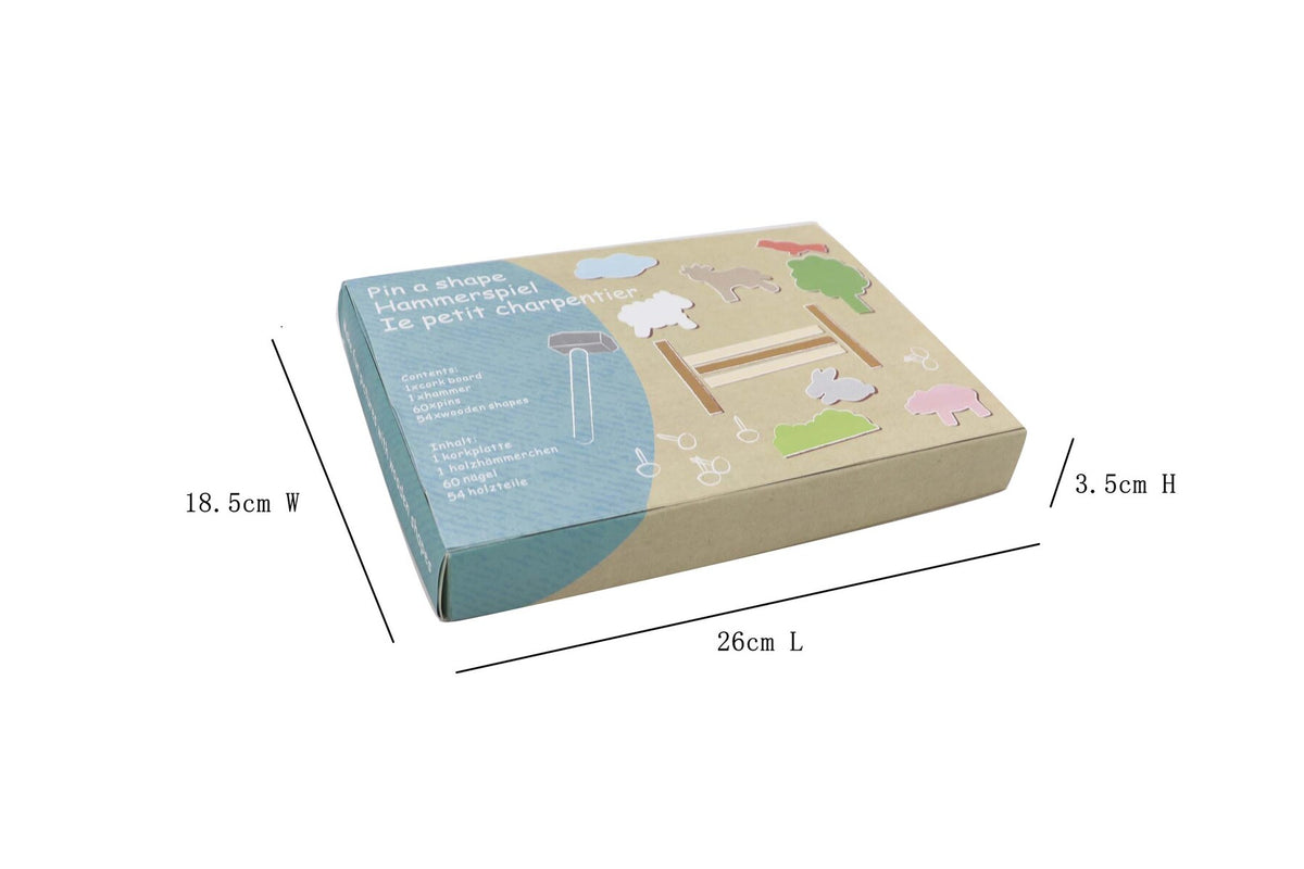 Pin a Shape Hammer Tap Farm Design