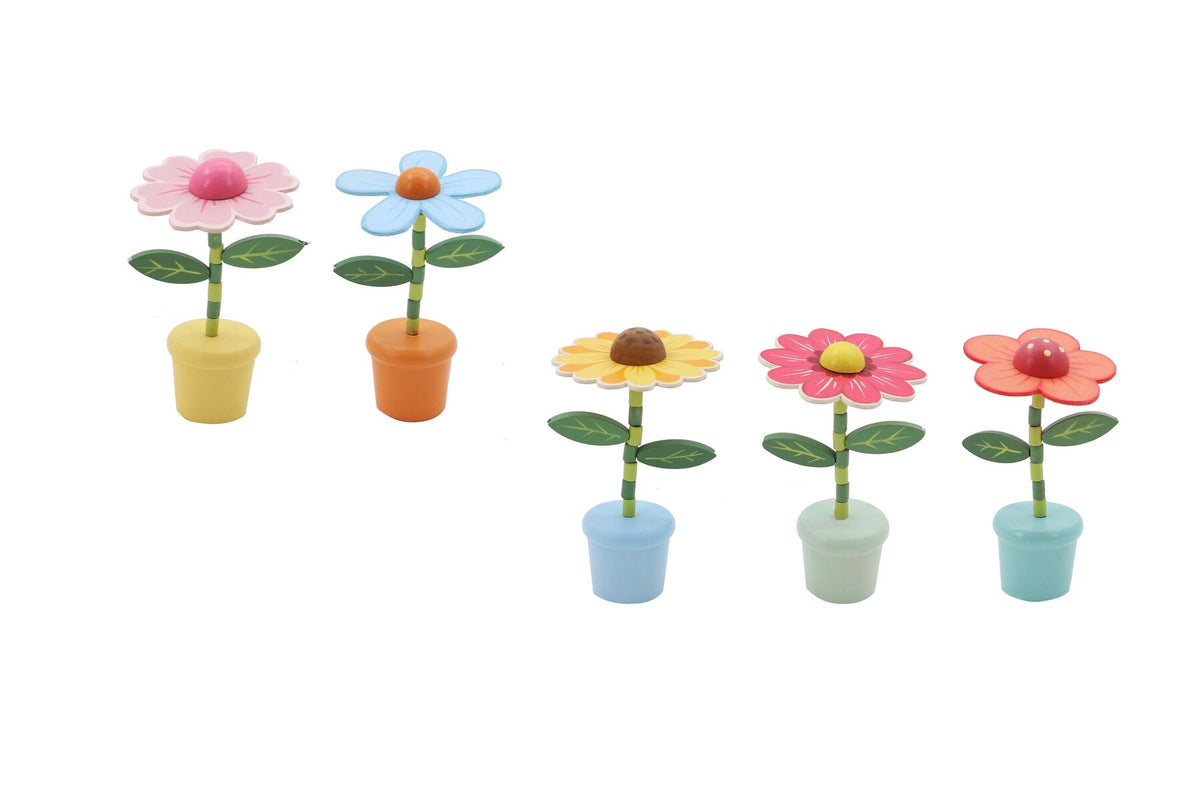 Wooden Dancing Flower Assorted