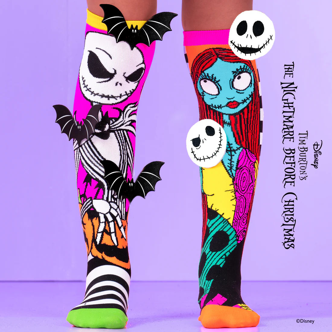 Mad Mia Disney Nightmare Before Christmas Socks One Size 6-99