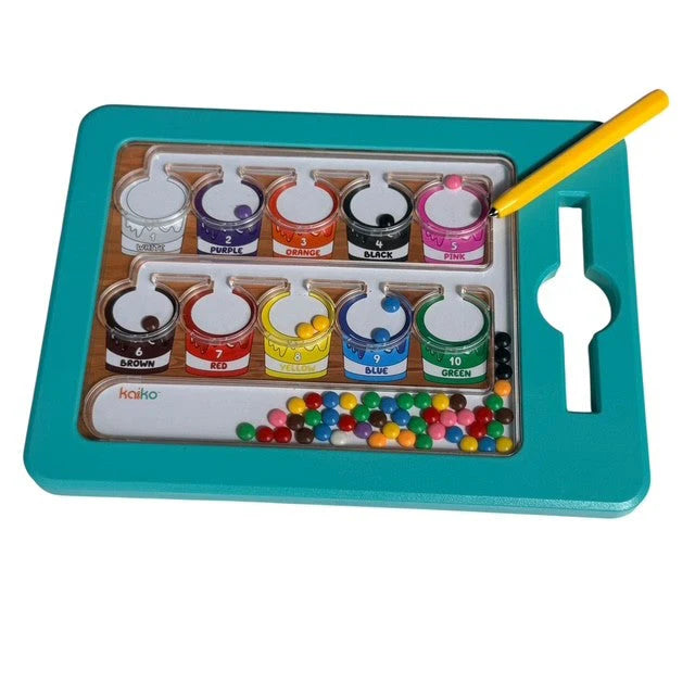 KAIKO Colour & Number Maze Magnetic Pad
