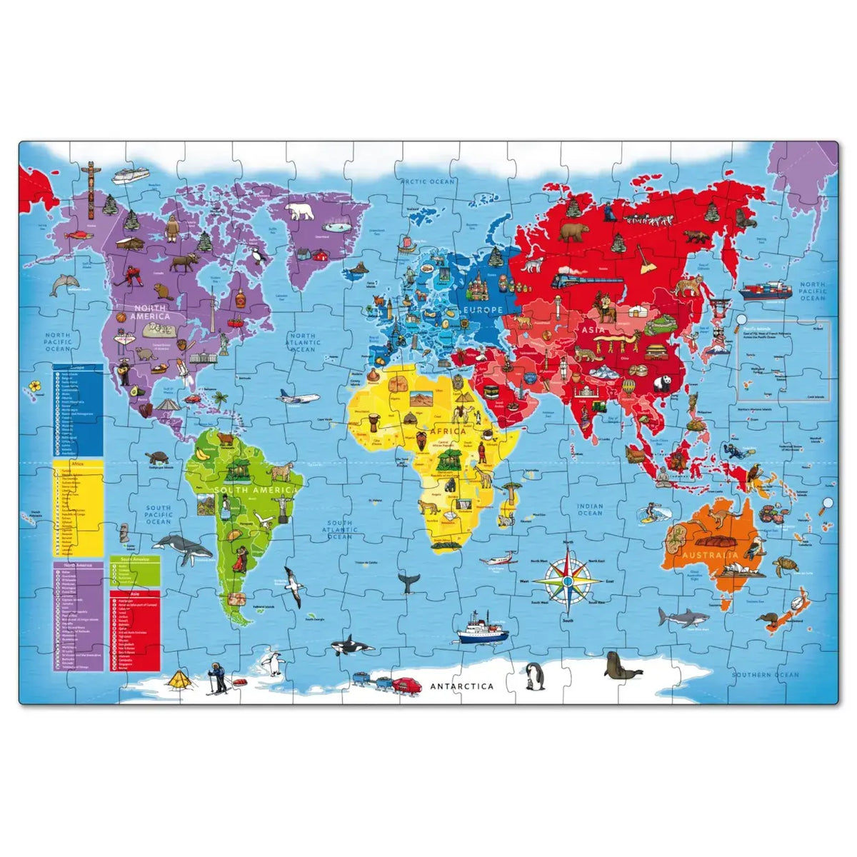 Orchard Toys Map Of The World 150pce Puzzle