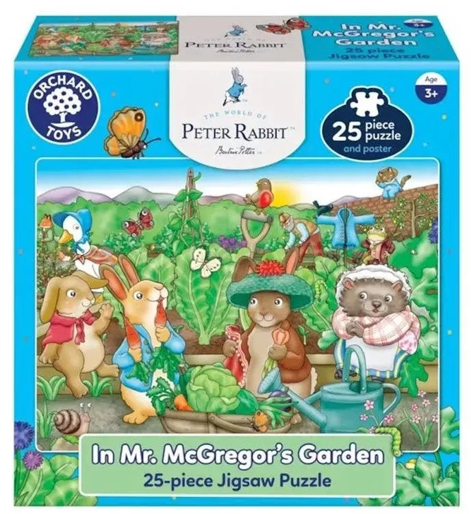 Orchard Toys Peter Rabbit Mr McGregor&#39;s Garden 25pc Puzzle