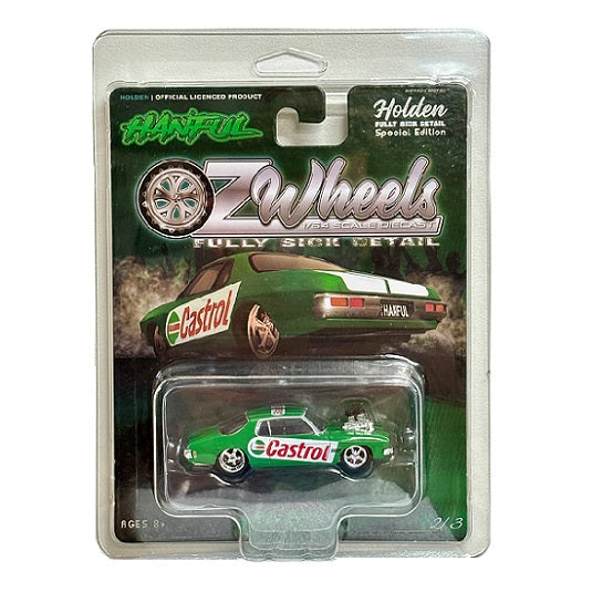 Oz Wheels 1/64 Castrol Hanful Monaro Fully Sick Detail