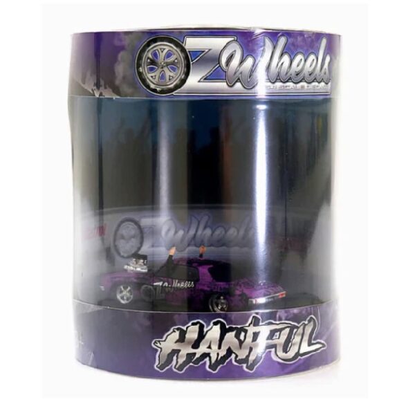 Oz Wheels 1/64 Wrapped Hanful Monaro Skid in Cylinder