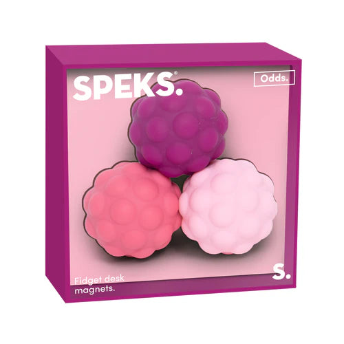 Speks Odds Soft Silicone Fidget Magnets - Pink