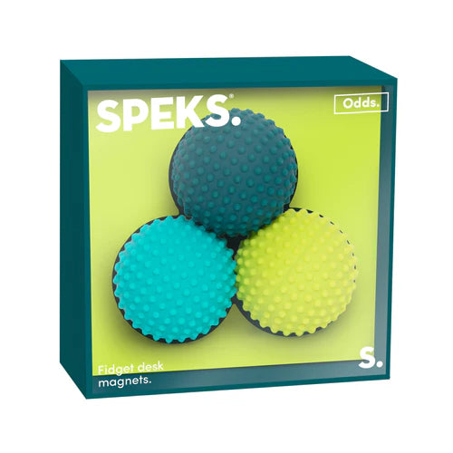 Speks Odds Soft Silicone Fidget Magnets - Green