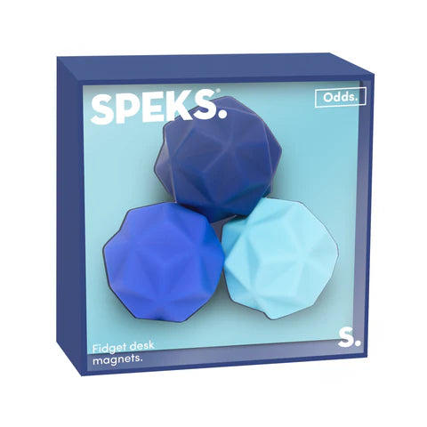 Speks Odds Soft Silicone Fidget Magnets - Blue