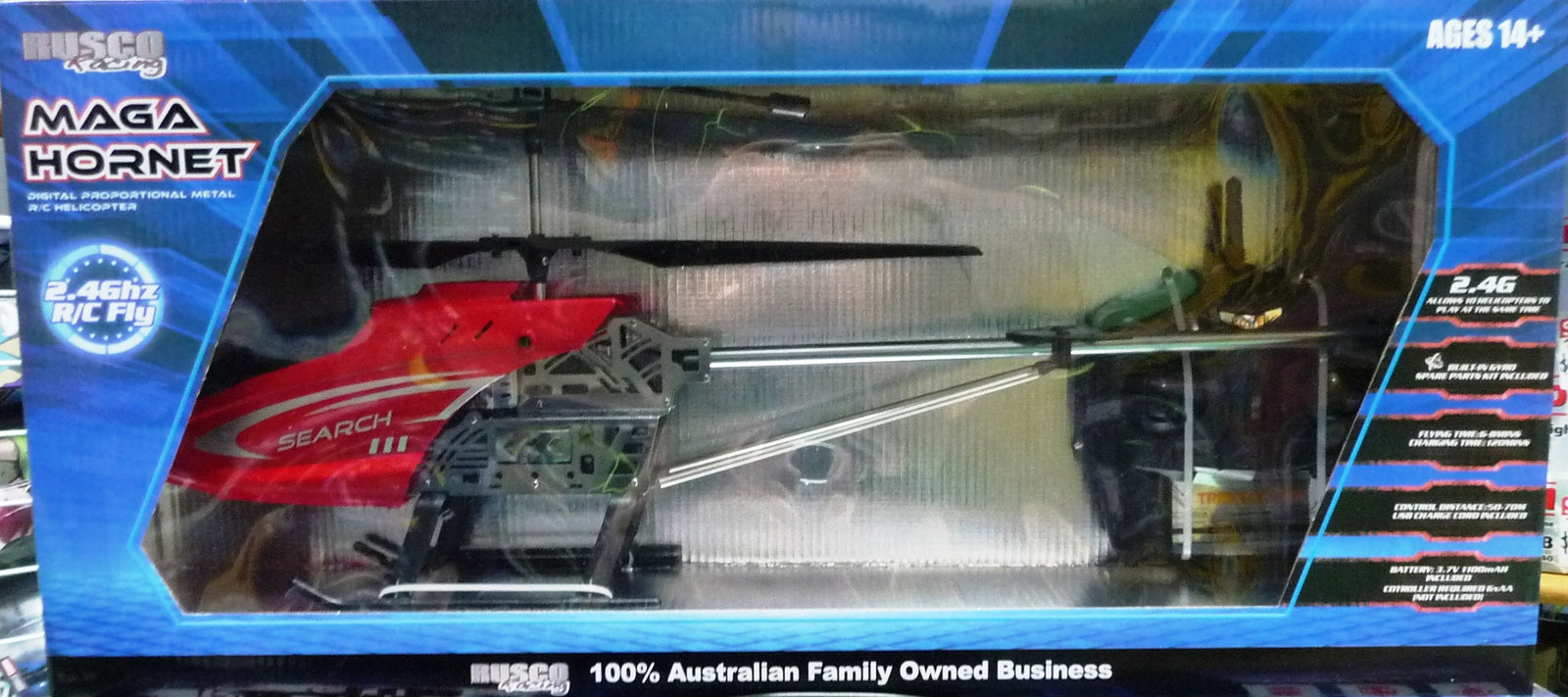 Rusco Racing R/C Helicopter Maga Hornet Assorted - Req 6 x AA batteries