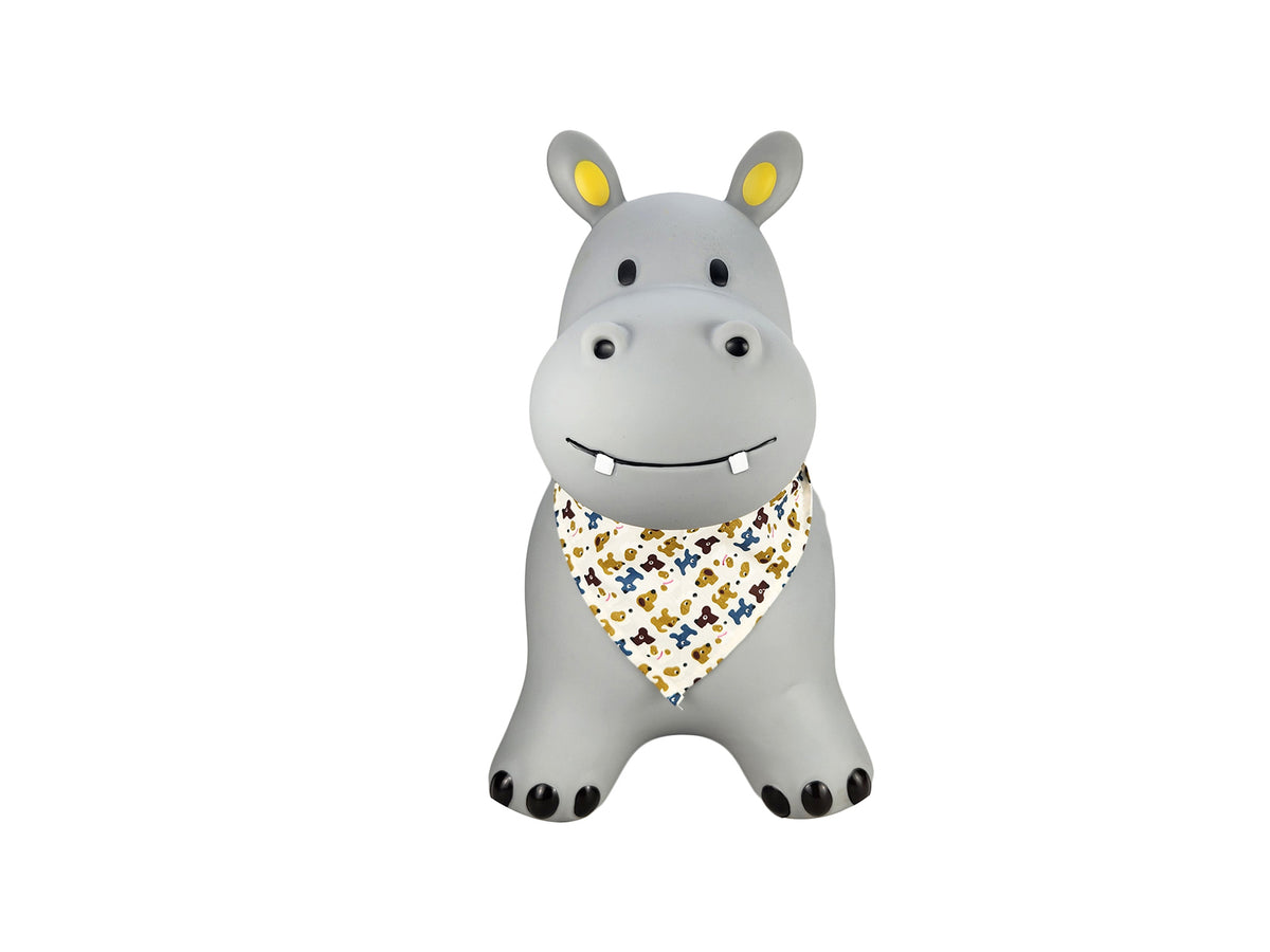 Kaper Kidz Bouncy Rider Pebbles the Grey Hippo