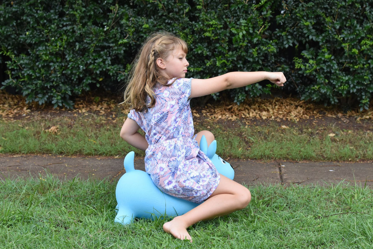 Kaper Kidz Bouncy Rider Ozzie the Blue Heeler