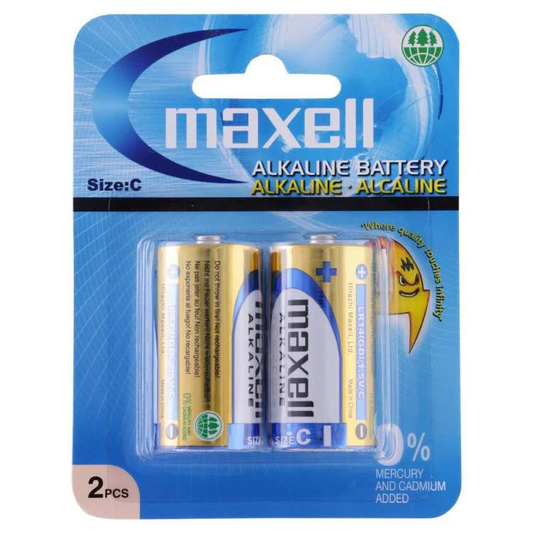 Maxell C Batteries 2pk