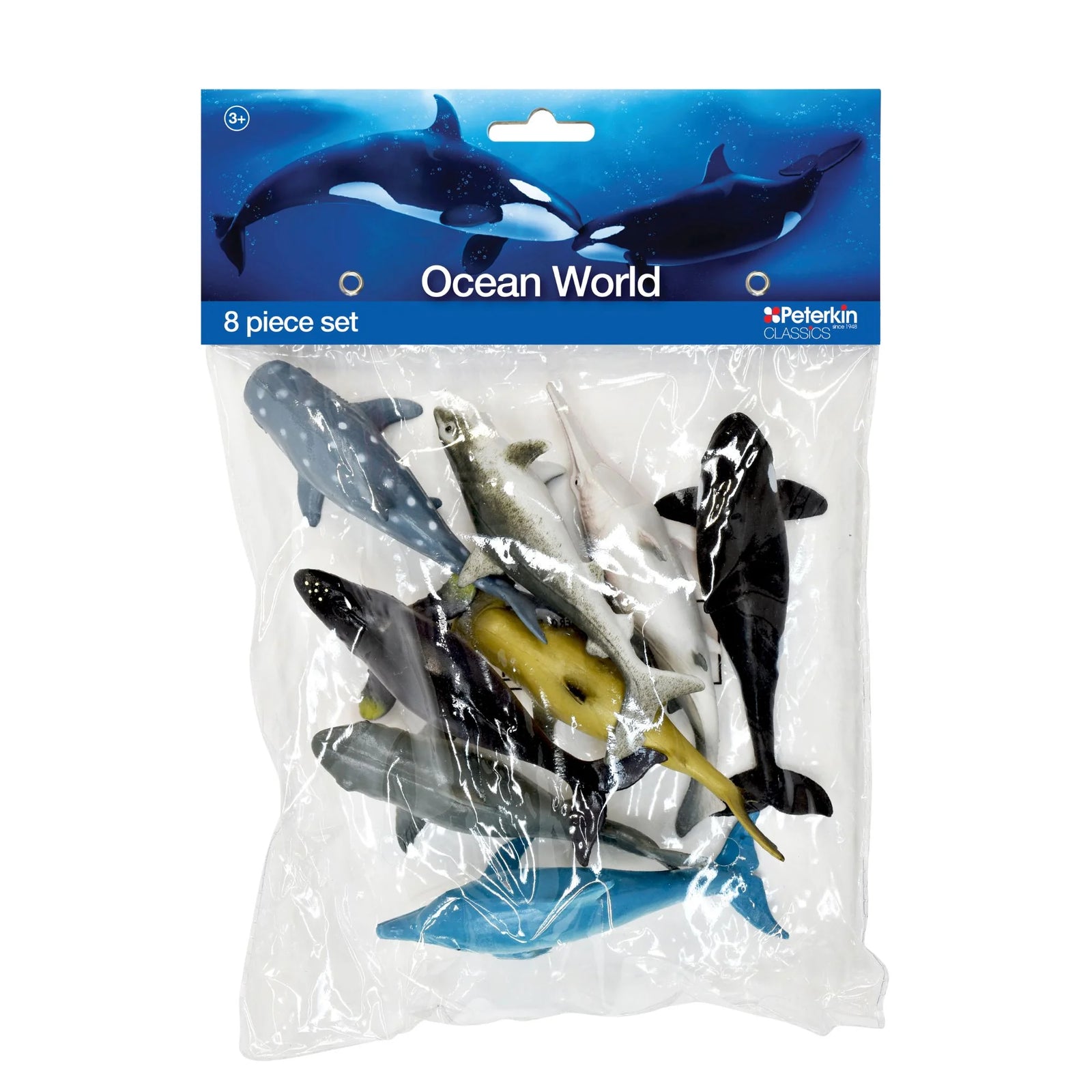 Peterkin Ocean World Animals 8pc Set