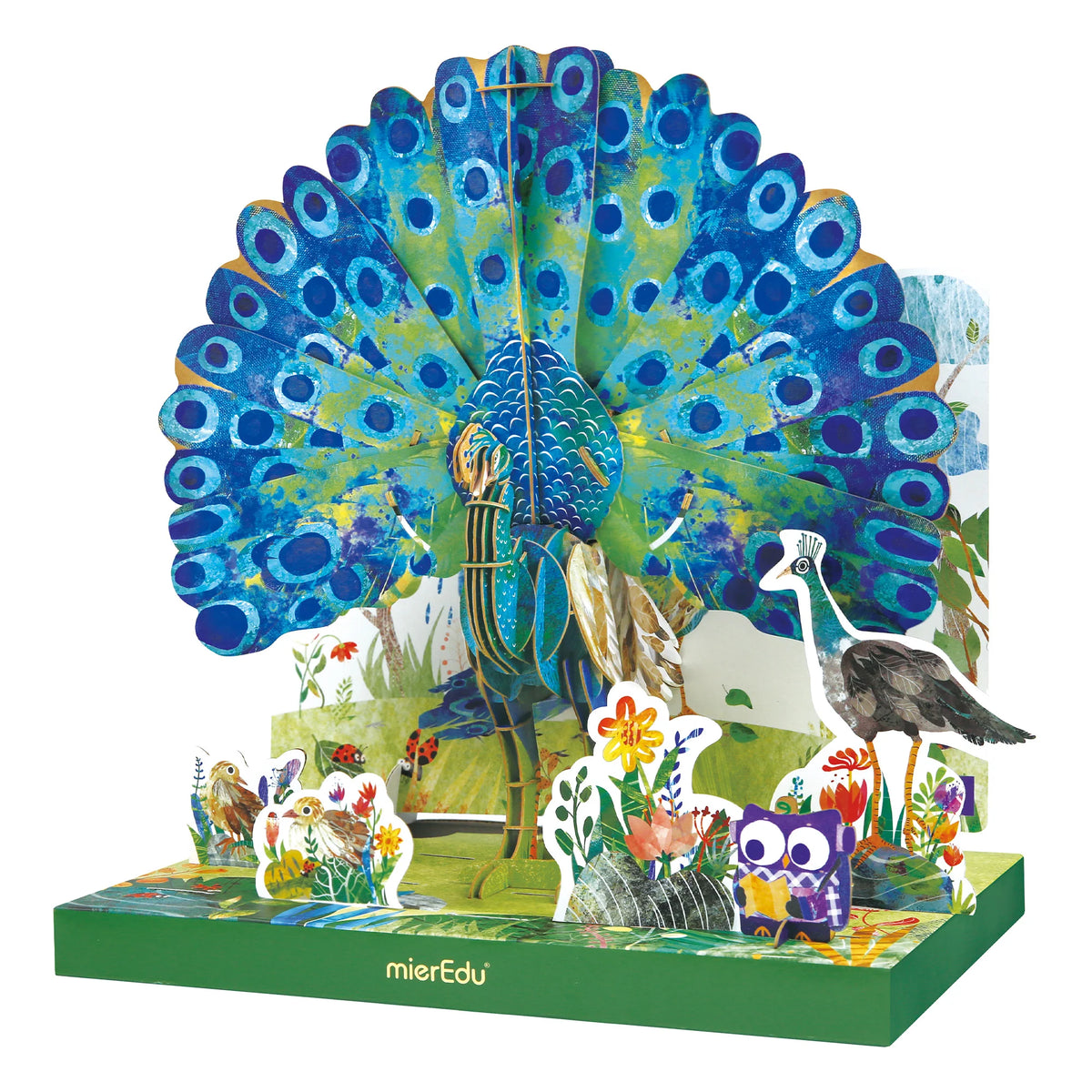 Mier Edu Eco 3D Puzzle Peacock