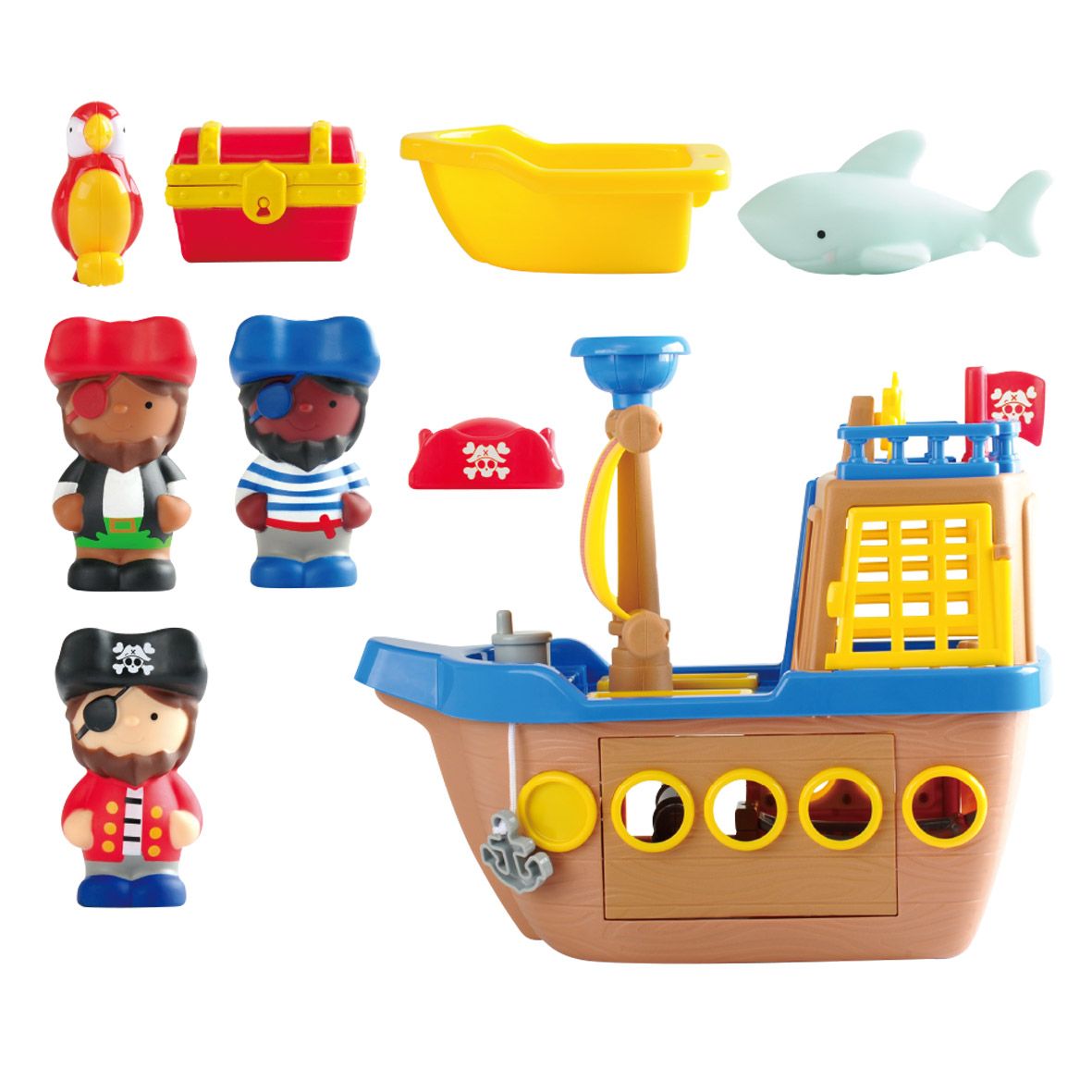 PLAYGO TOYS ENT. LTD. 9pce Pirate Ship Adventure Playset