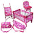 Playworld Doll 4pc Starter Set Pink with Flowers