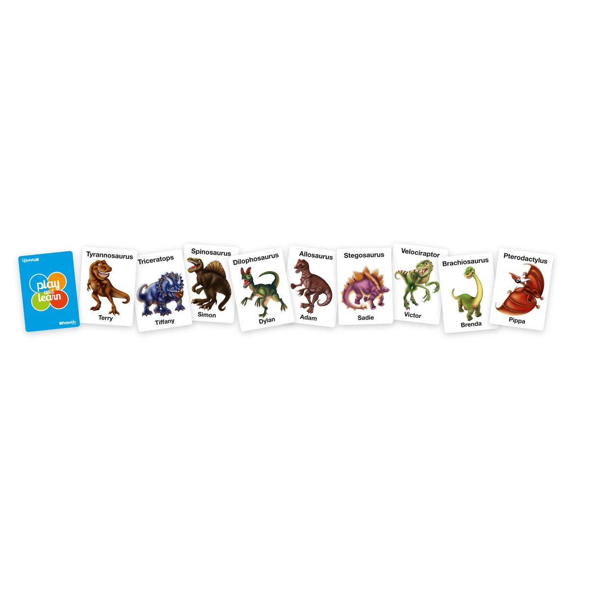 Play and Learn Snap Card Game - Dino