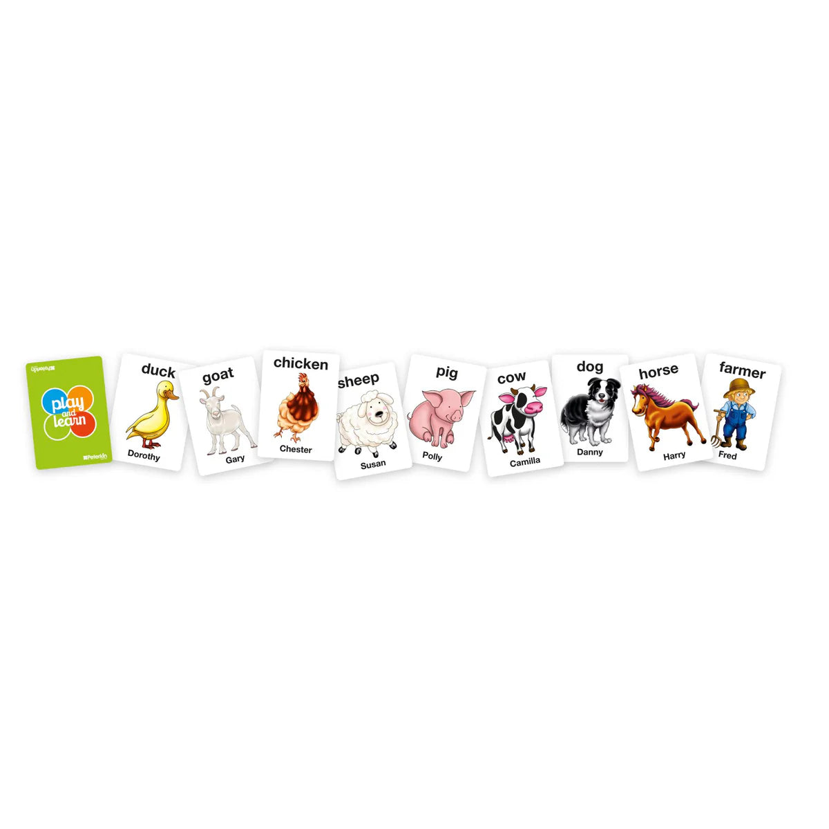 Play and Learn Snap Card Game - Farm