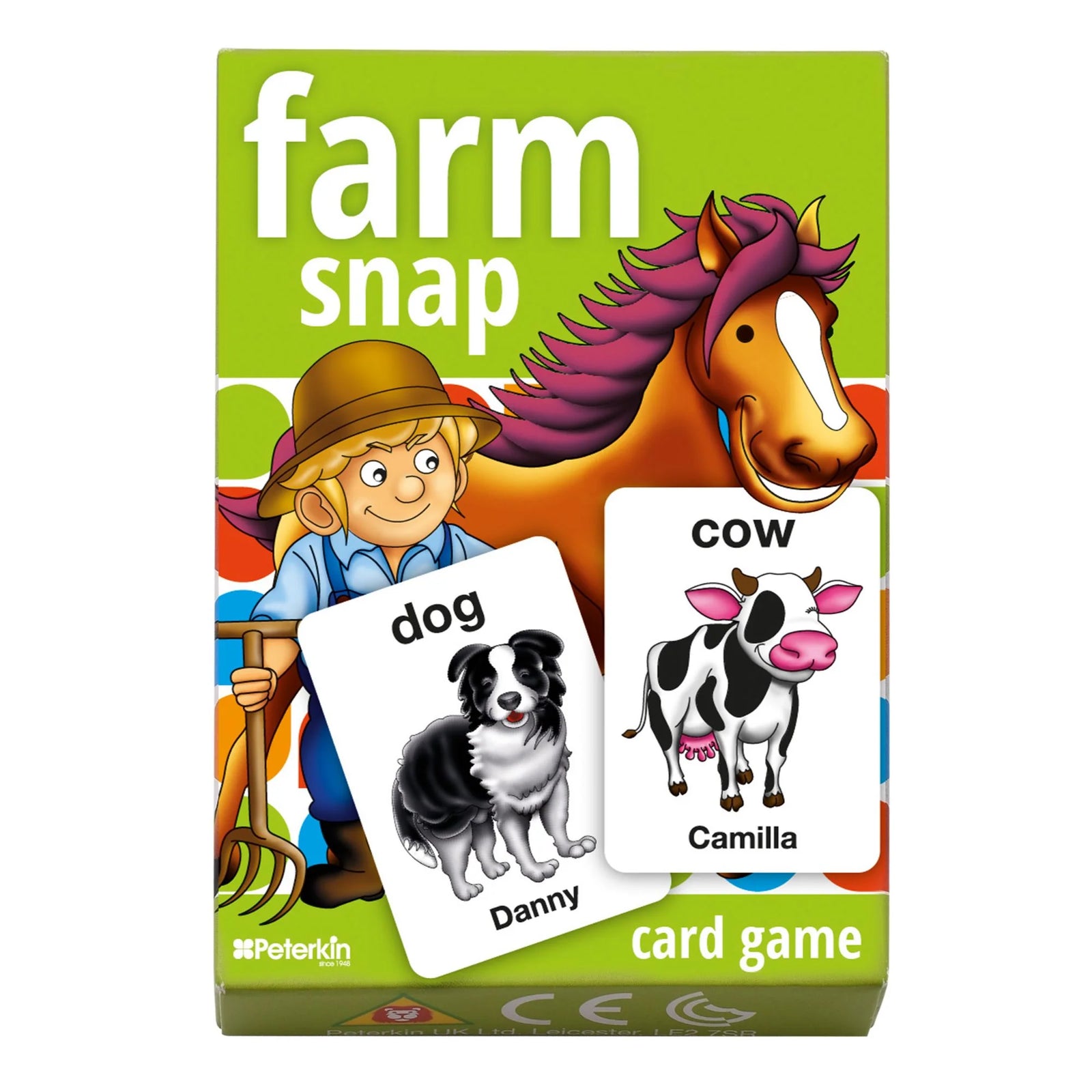 Play and Learn Snap Card Game - Farm