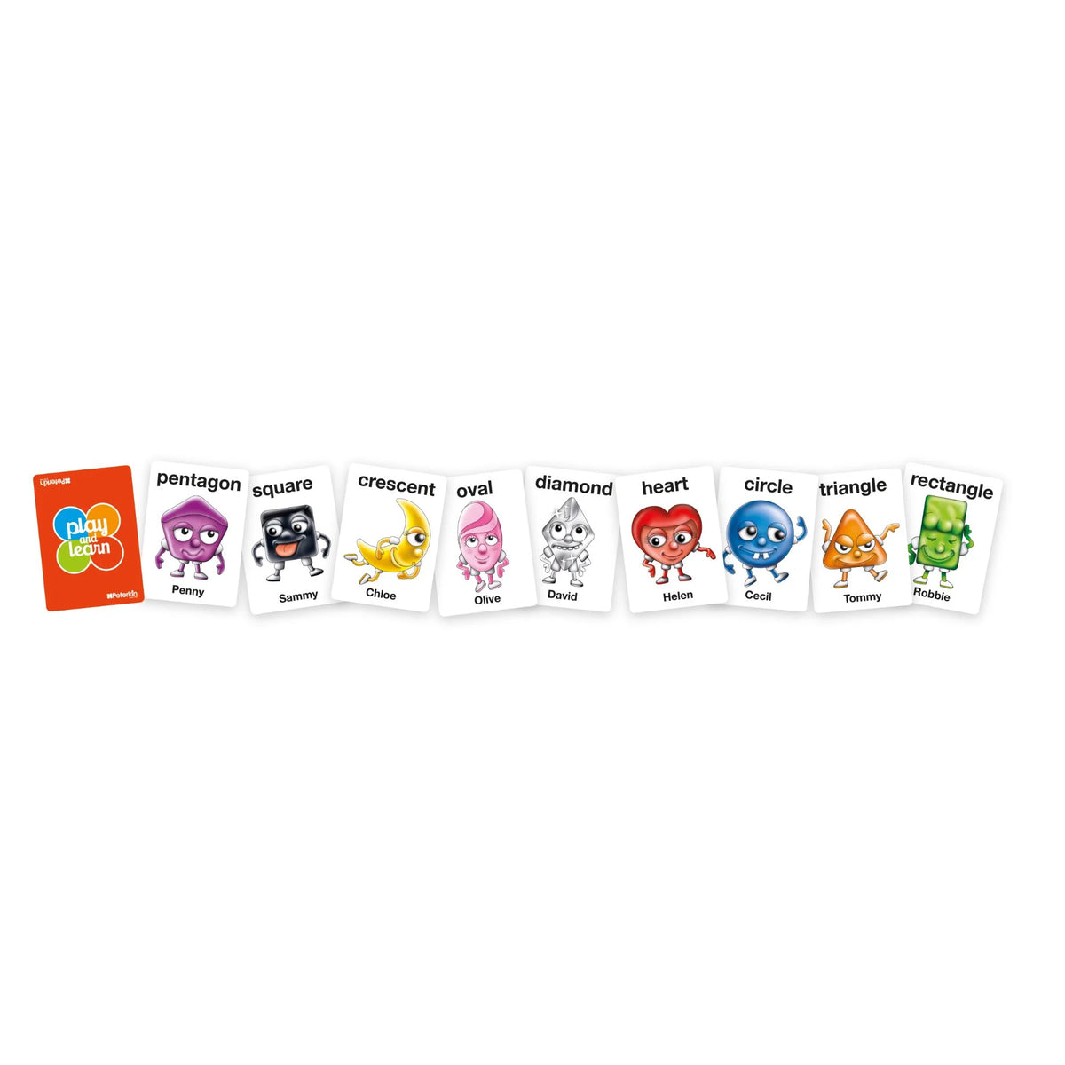 Play and Learn Snap Card Game - Shapes