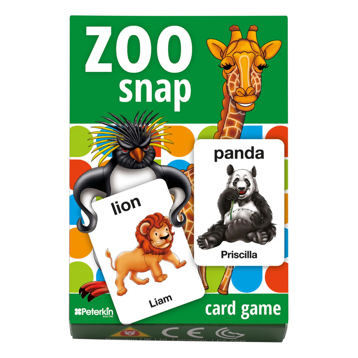 Play and Learn Snap Card Game - Zoo
