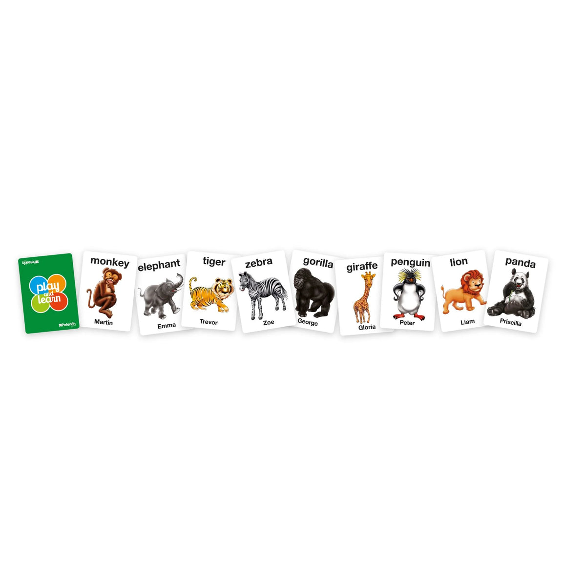 Play and Learn Snap Card Game - Zoo