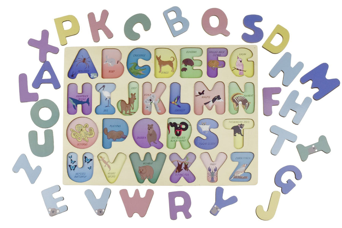 Koala Dream Australian Animals A-Z Uppercase Alphabet Puzzle