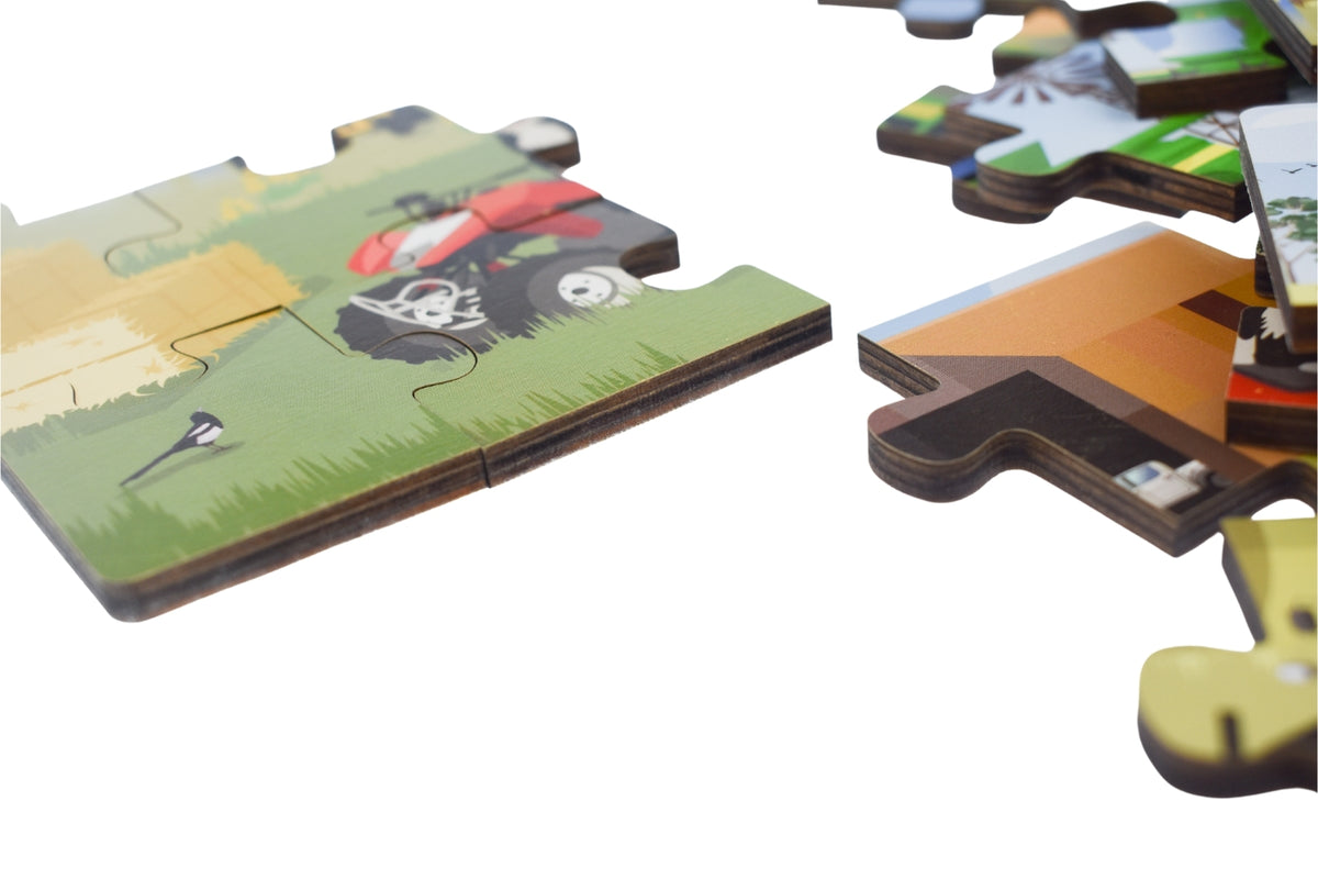 Aussie Farm Vehicle Jigsaw Puzzle 24pce