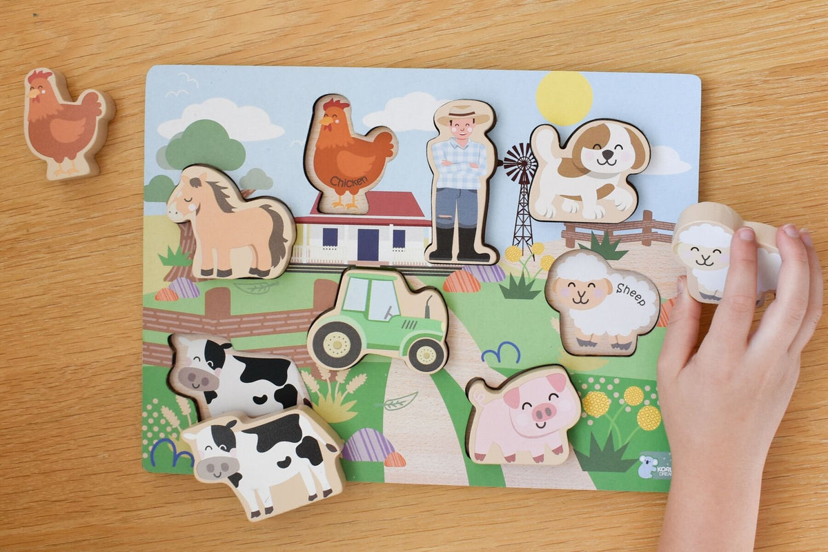 Koala Dream Chunky Puzzle Aussie Farm Animals