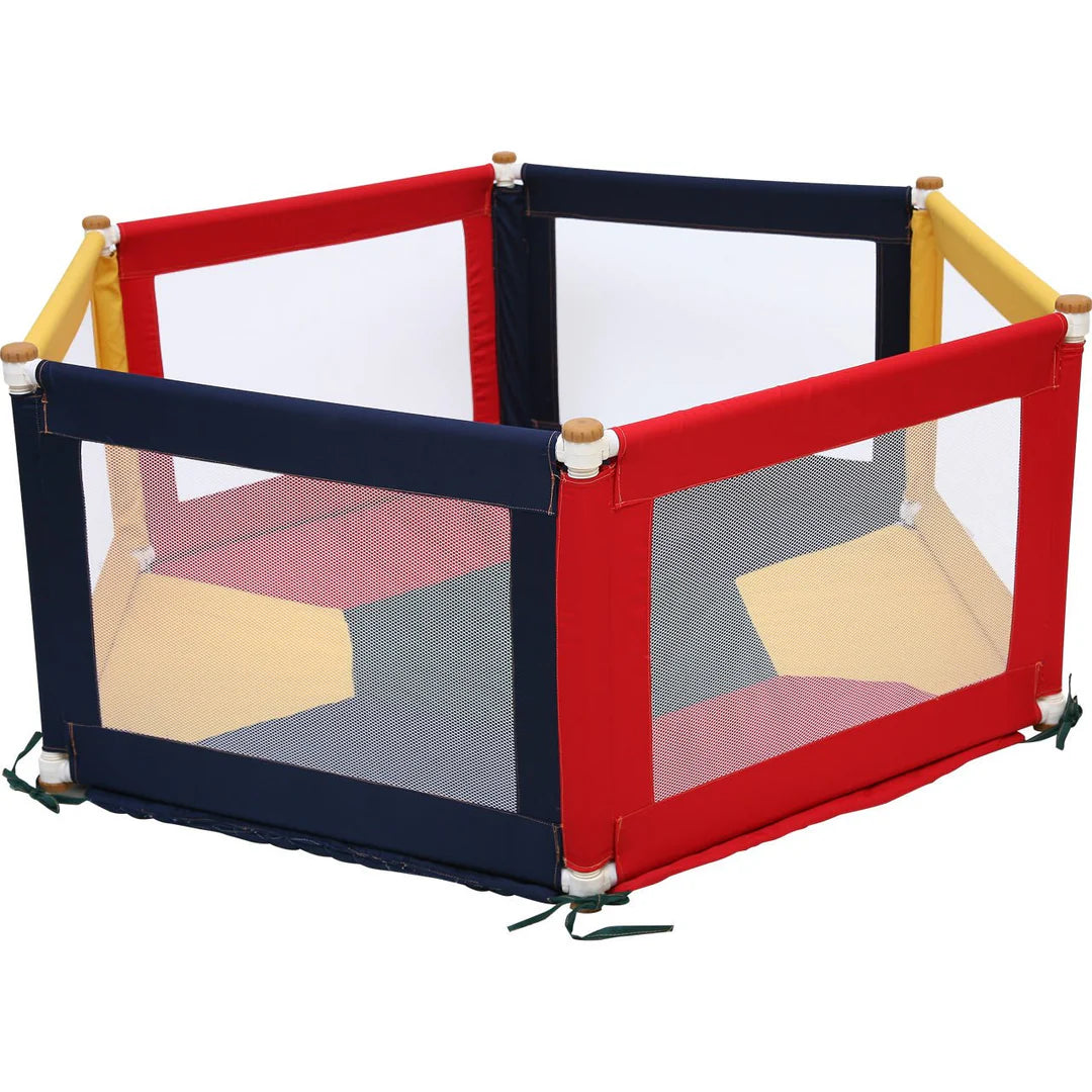 Tikk Tokk POKANO Fabric Playpen & Mat - HEX Colourful