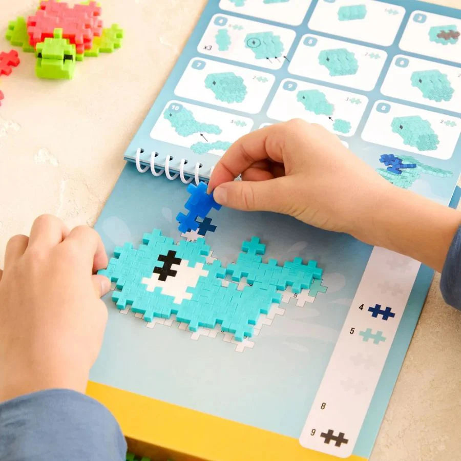 Plus Plus Puzzle By Number Activity Pad - Ocean
