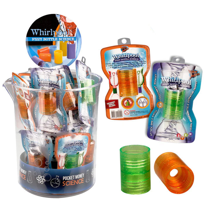 Heebie Jeebies Whirlpool Bottle Science Assorted