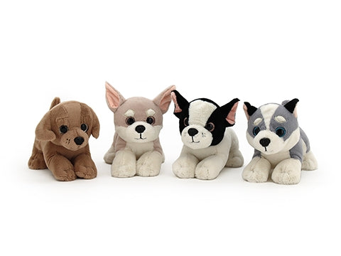 Lying Dog 20cm Plush Assorted