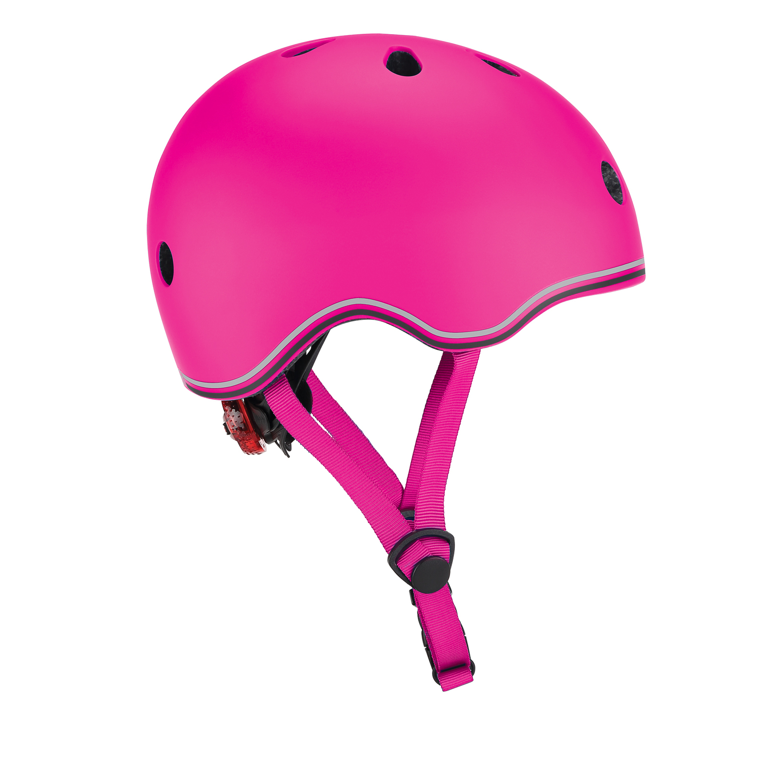 Globber Bike/Skate Helmet Go Up Lights 51-55cm XS-S DEEP PINK