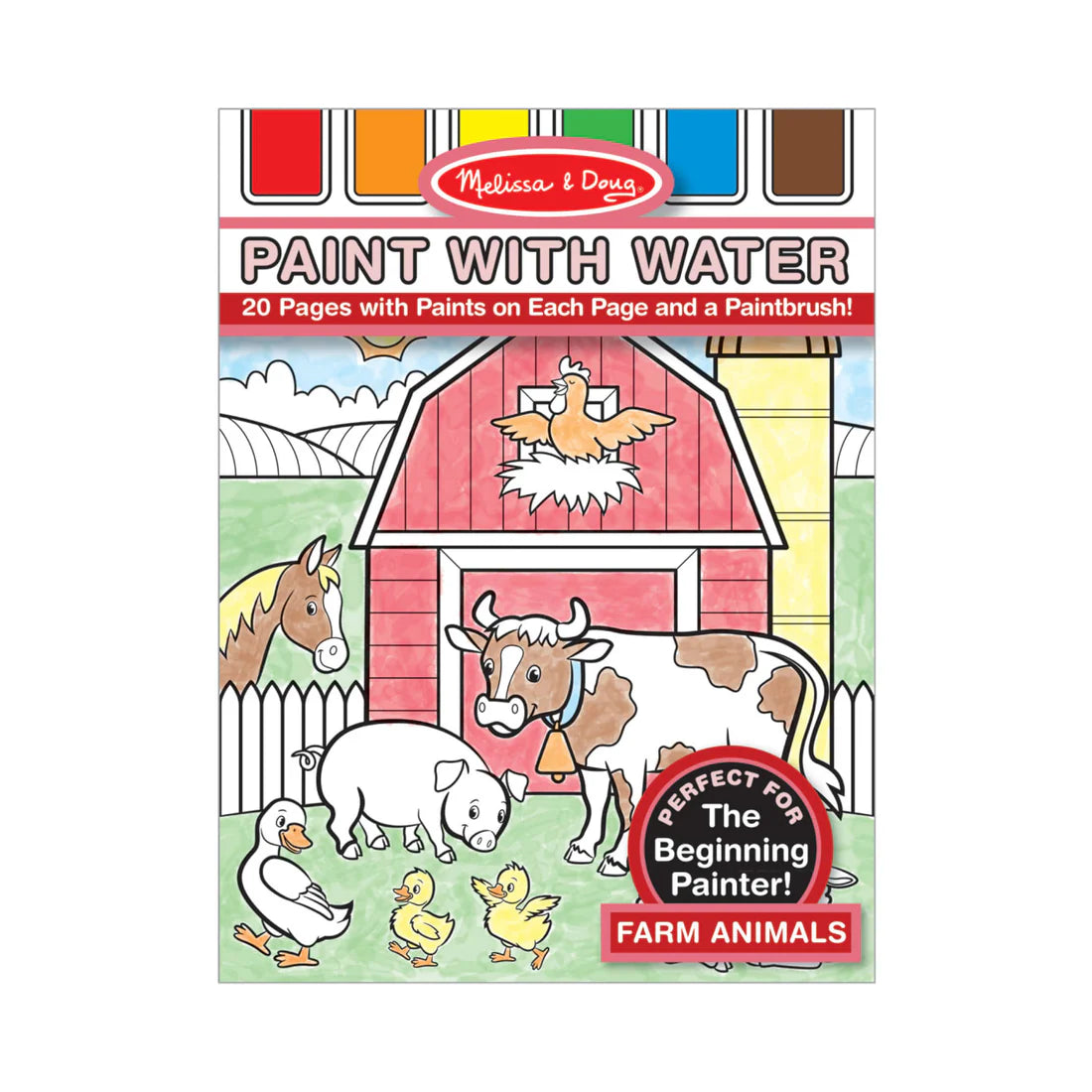 M&D 4165 Paint With Water Farm Animals