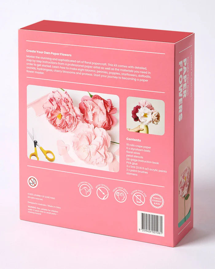 Journey Of Something - Create Your Own Paper Of Flowers Kit