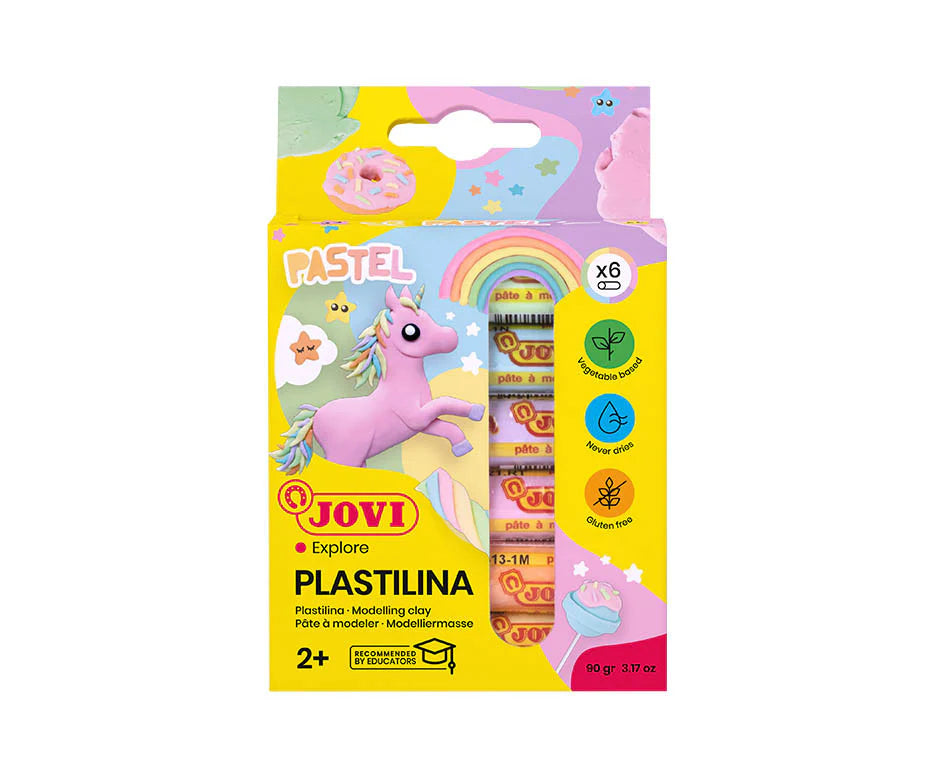 Jovi Plastilina Pastel 6 x 15g packs