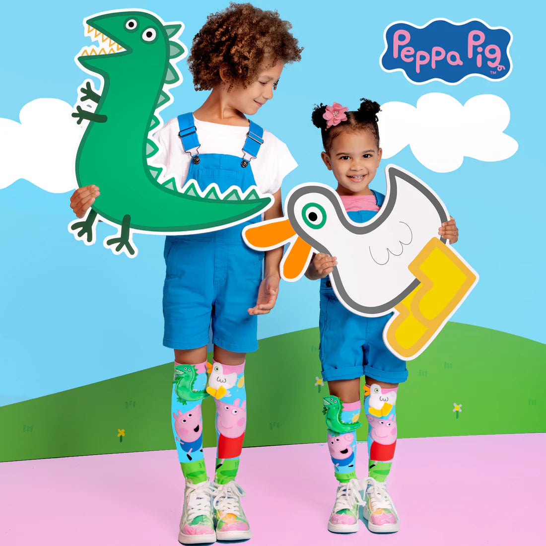 Mad Mia Socks Peppa Pig &amp; George Socks Toddler 3-5