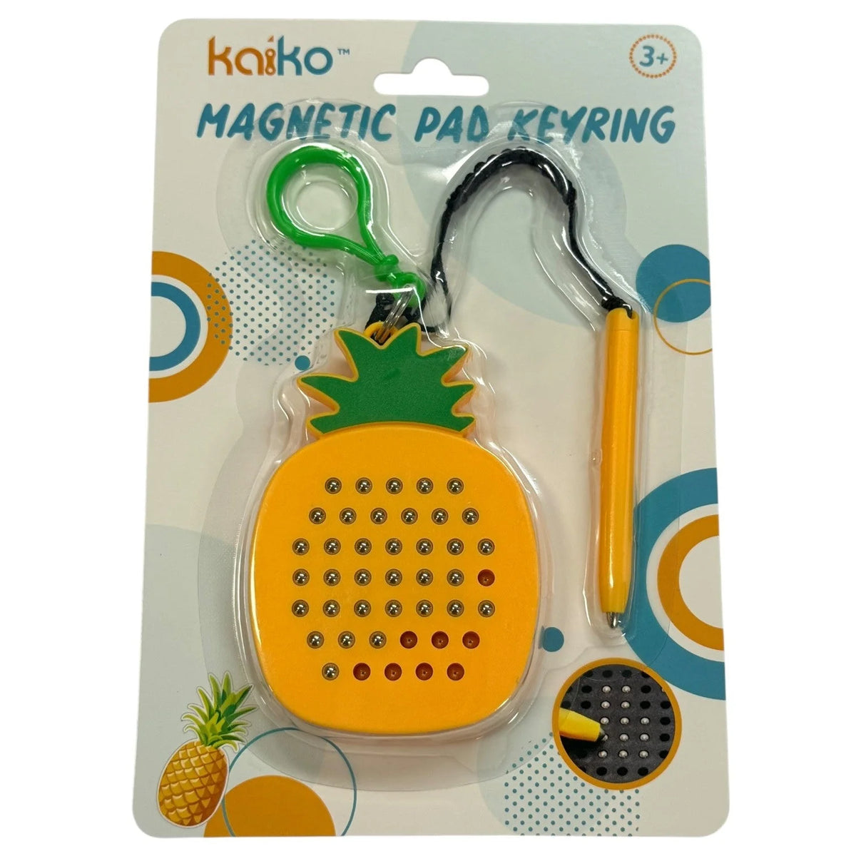 KAIKO Magnetic Pad Keyring - Pineapple