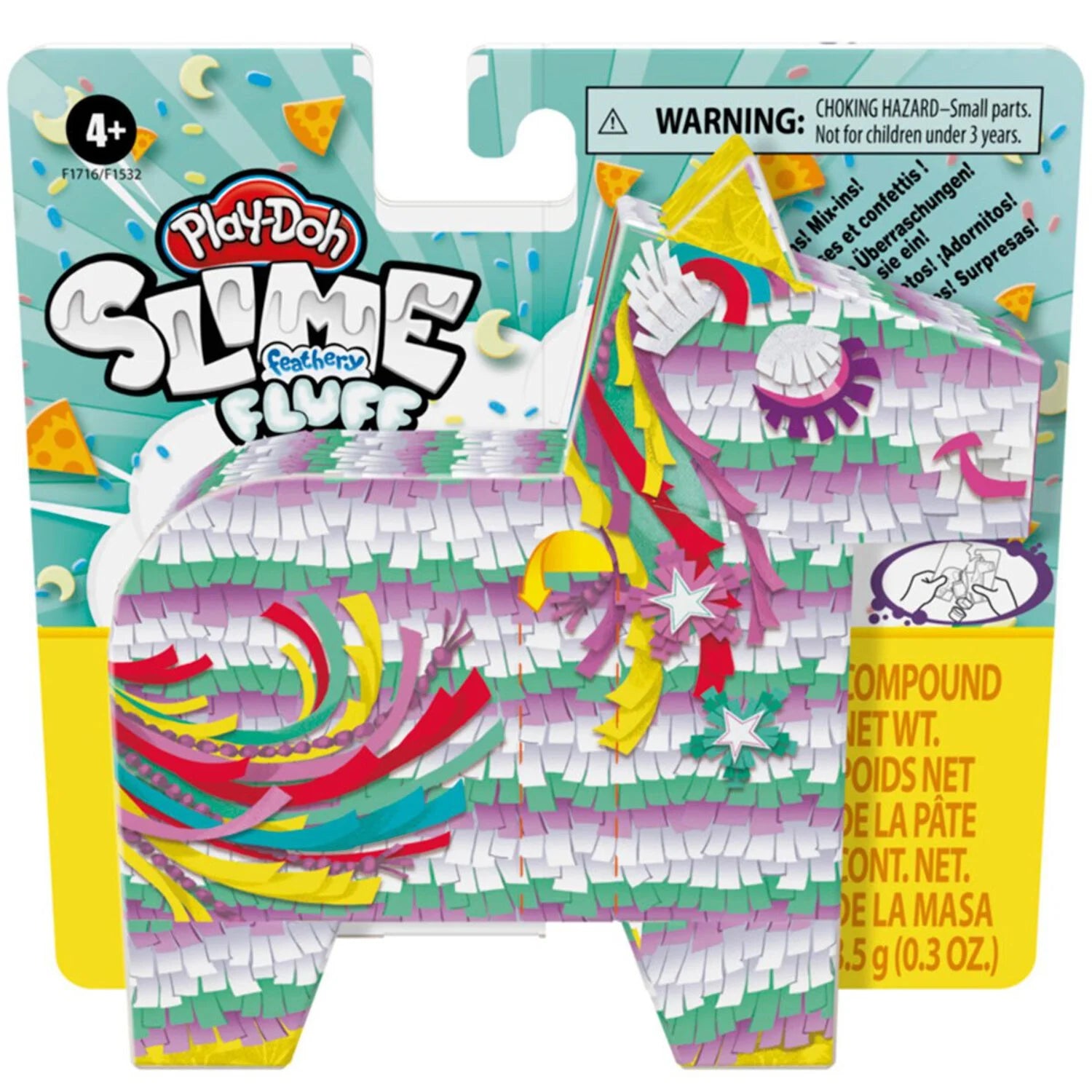 Play Doh Slime Scented Feathery Fluff - Purple