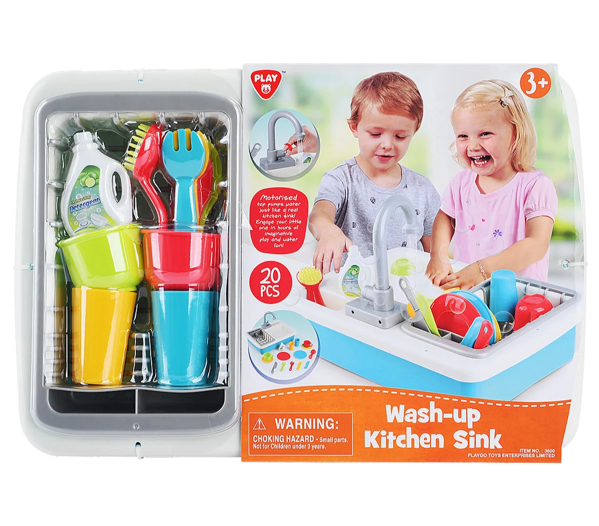 PLAYGO TOYS ENT. LTD. Wash Up Kitchen Sink