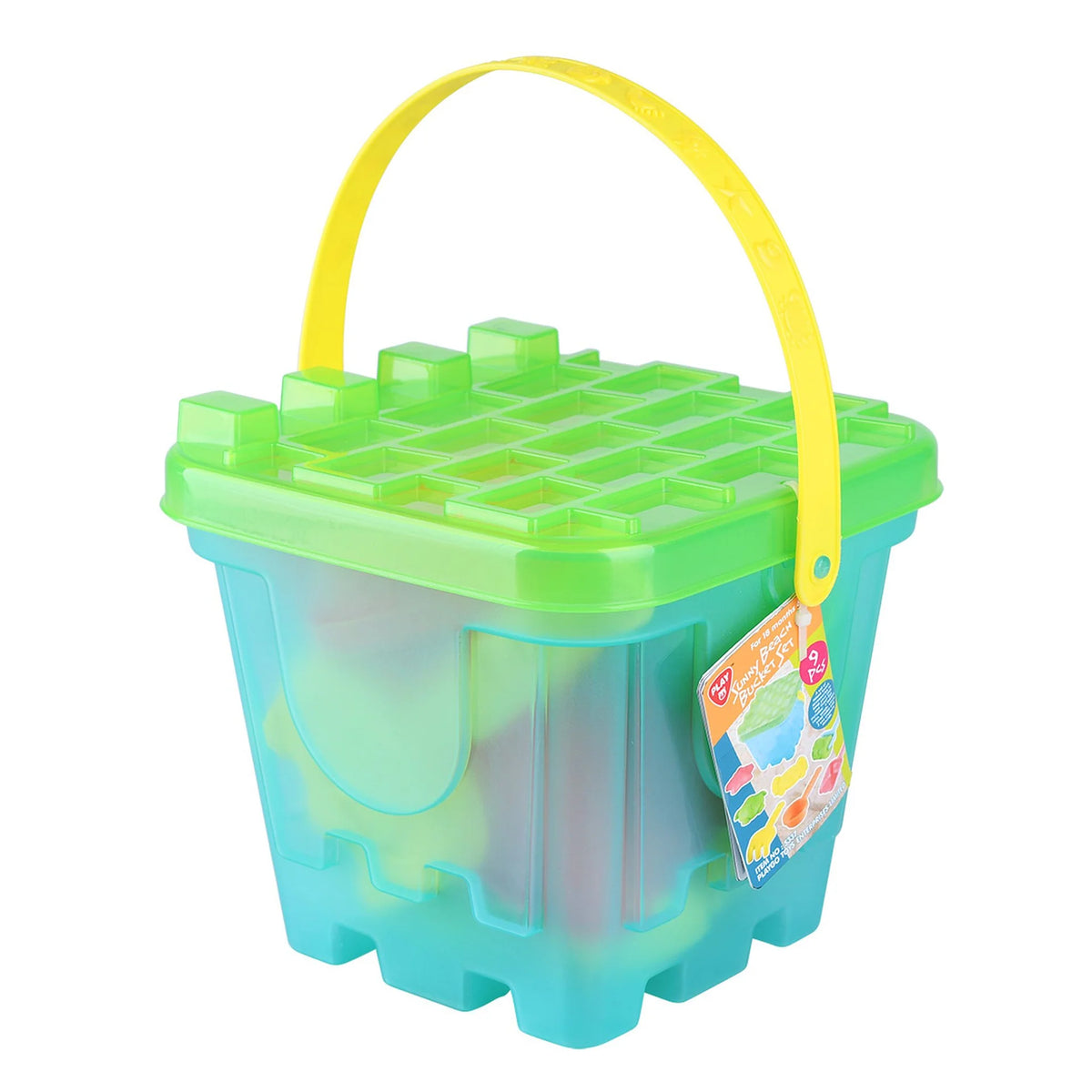 PLAYGO TOYS ENT. LTD. Sunny Beach Bucket 9pc