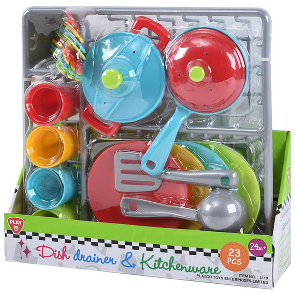 PLAYGO TOYS ENT. LTD.  Dish Drainer 23pc Set