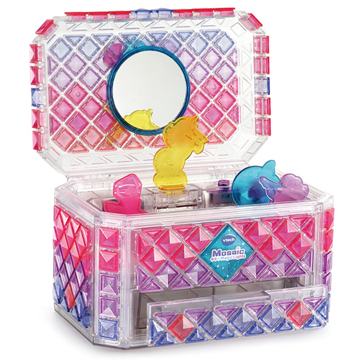 Vtech Mosaic Magic Lights Make Your Own Jewellery Box (req 4 AA batt)