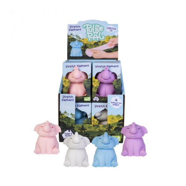 Pullie Pal Stretch Elephant Assorted Colours