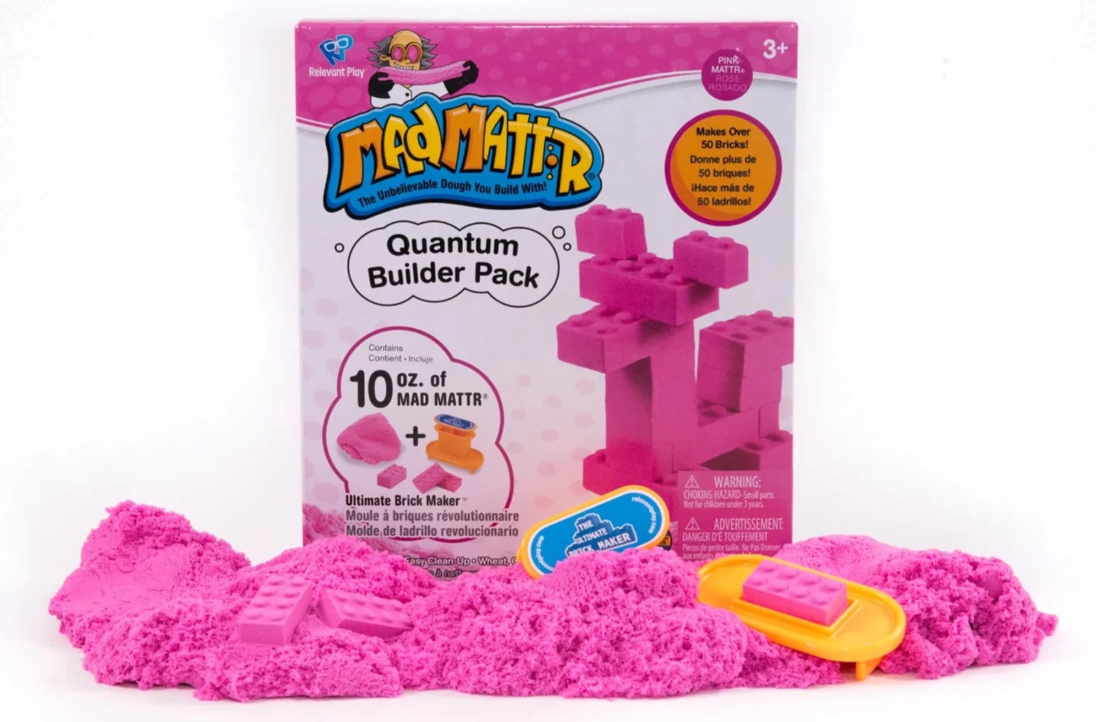 Mad Mattr Quantum Builder Pack Pink ( Includes Brick Maker )